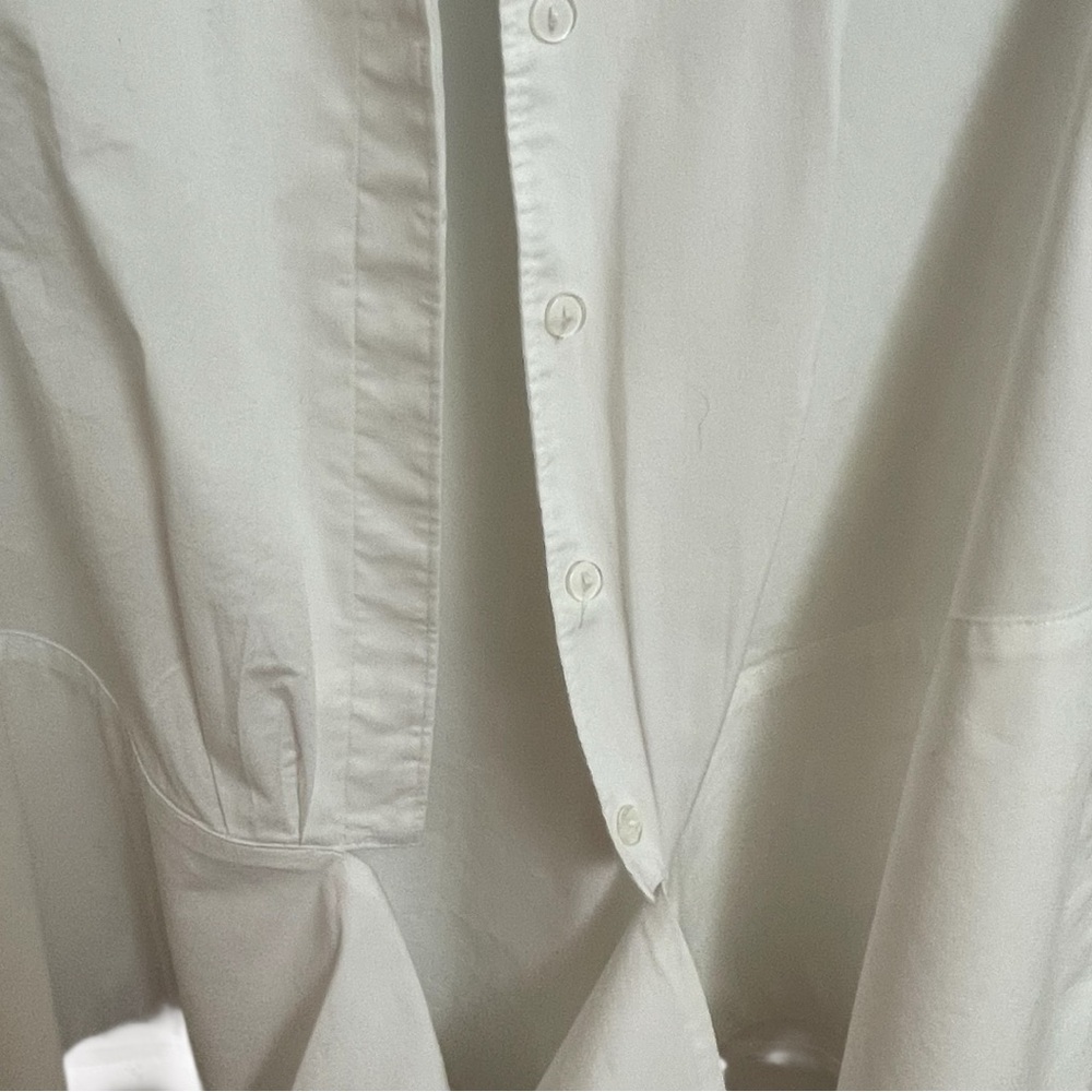 Just My Size Classic White Blouse - Picture 4 of 12